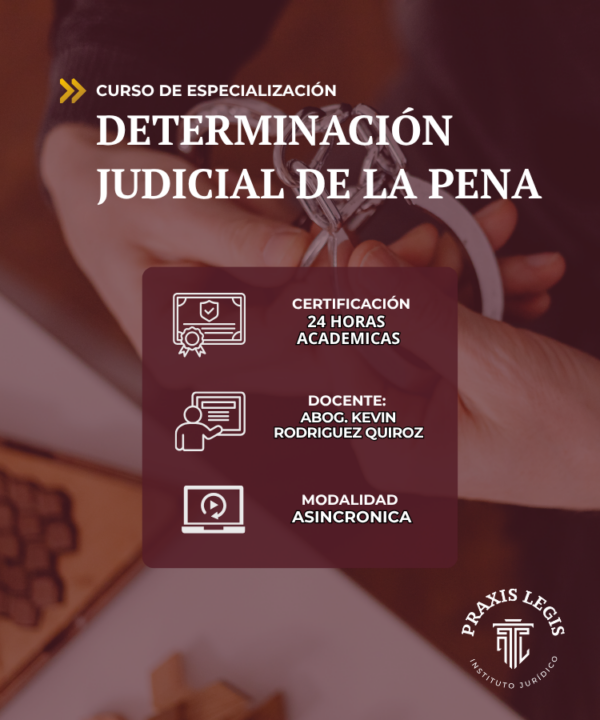 DETERMINACIÓN JUDICIAL DE LA PENA